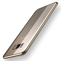 Coque Ultra Fine TPU Souple Housse Etui Transparente H05 pour Samsung Galaxy S8 Or