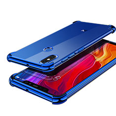 Coque Ultra Fine TPU Souple Housse Etui Transparente H05 pour Xiaomi Mi 8 Bleu