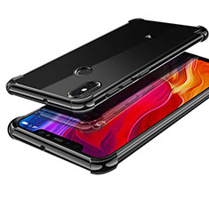 Coque Ultra Fine TPU Souple Housse Etui Transparente H05 pour Xiaomi Mi 8 Noir