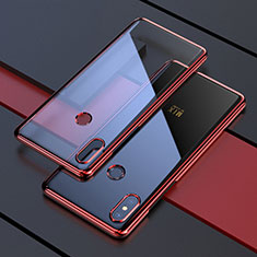 Coque Ultra Fine TPU Souple Housse Etui Transparente H05 pour Xiaomi Mi Mix 3 Rouge