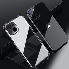 Coque Ultra Fine TPU Souple Housse Etui Transparente H06 pour Apple iPhone 13 Mini Noir