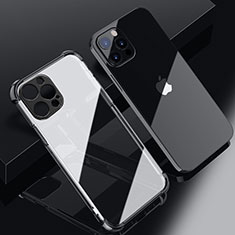 Coque Ultra Fine TPU Souple Housse Etui Transparente H06 pour Apple iPhone 15 Pro Max Noir