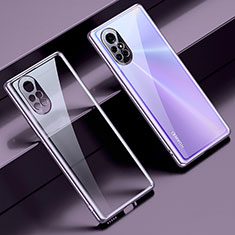 Coque Ultra Fine TPU Souple Housse Etui Transparente H06 pour Huawei Nova 8 5G Violet