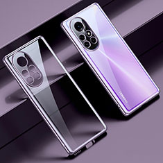 Coque Ultra Fine TPU Souple Housse Etui Transparente H06 pour Huawei Nova 8 Pro 5G Violet