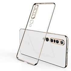 Coque Ultra Fine TPU Souple Housse Etui Transparente H06 pour Xiaomi Mi 10 Or