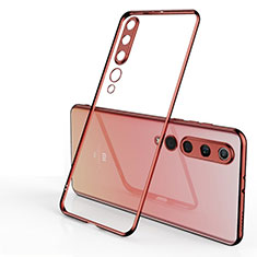 Coque Ultra Fine TPU Souple Housse Etui Transparente H06 pour Xiaomi Mi 10 Or Rose