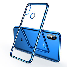 Coque Ultra Fine TPU Souple Housse Etui Transparente H06 pour Xiaomi Mi 8 Bleu