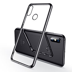 Coque Ultra Fine TPU Souple Housse Etui Transparente H06 pour Xiaomi Mi 8 Noir