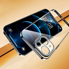 Coque Ultra Fine TPU Souple Housse Etui Transparente H07 pour Apple iPhone 13 Mini Noir