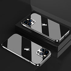 Coque Ultra Fine TPU Souple Housse Etui Transparente H08 pour Apple iPhone 14 Pro Max Noir