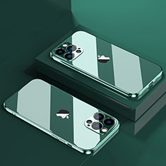 Coque Ultra Fine TPU Souple Housse Etui Transparente H08 pour Apple iPhone 14 Pro Max Vert