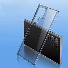 Coque Ultra Fine TPU Souple Housse Etui Transparente H10 pour Samsung Galaxy S21 Ultra 5G Gris