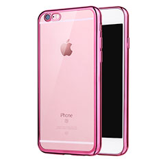 Coque Ultra Fine TPU Souple Housse Etui Transparente H16 pour Apple iPhone 6S Rose