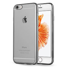 Coque Ultra Fine TPU Souple Housse Etui Transparente H17 pour Apple iPhone 6S Gris
