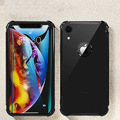Coque Ultra Fine TPU Souple Housse Etui Transparente HC08 pour Apple iPhone XR Noir