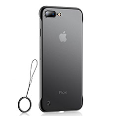 Coque Ultra Fine TPU Souple Housse Etui Transparente HT02 pour Apple iPhone 7 Plus Noir