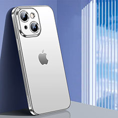 Coque Ultra Fine TPU Souple Housse Etui Transparente LD1 pour Apple iPhone 14 Plus Argent