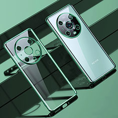 Coque Ultra Fine TPU Souple Housse Etui Transparente LD1 pour Huawei Honor Magic4 Pro 5G Vert