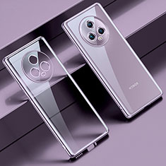 Coque Ultra Fine TPU Souple Housse Etui Transparente LD1 pour Huawei Honor Magic5 5G Violet