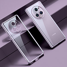 Coque Ultra Fine TPU Souple Housse Etui Transparente LD1 pour Huawei Honor Magic5 Pro 5G Violet