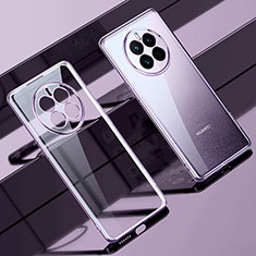Coque Ultra Fine TPU Souple Housse Etui Transparente LD1 pour Huawei Mate 50 Violet