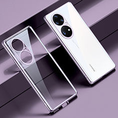 Coque Ultra Fine TPU Souple Housse Etui Transparente LD1 pour Huawei P50 Pro Violet