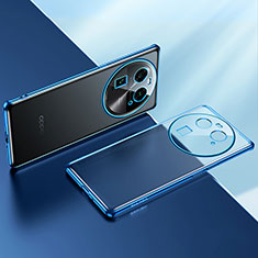 Coque Ultra Fine TPU Souple Housse Etui Transparente LD1 pour Oppo Find X6 5G Bleu