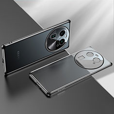 Coque Ultra Fine TPU Souple Housse Etui Transparente LD1 pour Oppo Find X6 Pro 5G Noir
