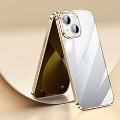 Coque Ultra Fine TPU Souple Housse Etui Transparente LD2 pour Apple iPhone 13 Or