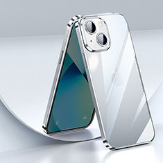Coque Ultra Fine TPU Souple Housse Etui Transparente LD2 pour Apple iPhone 14 Plus Argent