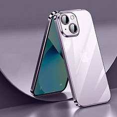 Coque Ultra Fine TPU Souple Housse Etui Transparente LD2 pour Apple iPhone 14 Plus Violet
