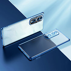 Coque Ultra Fine TPU Souple Housse Etui Transparente LD2 pour Huawei Honor 80 Pro Flat 5G Bleu