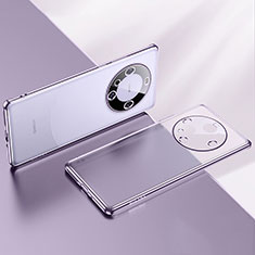 Coque Ultra Fine TPU Souple Housse Etui Transparente LD2 pour Huawei Mate 60 Violet