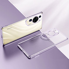 Coque Ultra Fine TPU Souple Housse Etui Transparente LD2 pour Huawei P60 Art Violet
