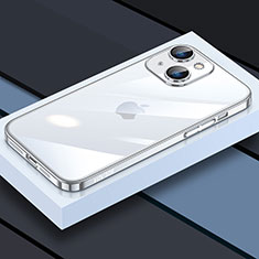 Coque Ultra Fine TPU Souple Housse Etui Transparente LD4 pour Apple iPhone 14 Argent