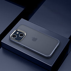 Coque Ultra Fine TPU Souple Housse Etui Transparente LD8 pour Apple iPhone 14 Bleu