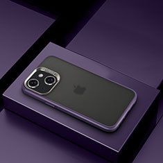 Coque Ultra Fine TPU Souple Housse Etui Transparente LD8 pour Apple iPhone 14 Violet
