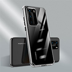 Coque Ultra Fine TPU Souple Housse Etui Transparente N01 pour Huawei P40 Pro Noir