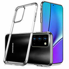 Coque Ultra Fine TPU Souple Housse Etui Transparente N02 pour Samsung Galaxy Note 20 5G Argent