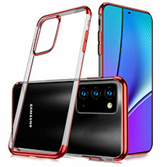 Coque Ultra Fine TPU Souple Housse Etui Transparente N02 pour Samsung Galaxy Note 20 5G Rouge