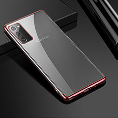 Coque Ultra Fine TPU Souple Housse Etui Transparente N03 pour Samsung Galaxy Note 20 5G Or Rose