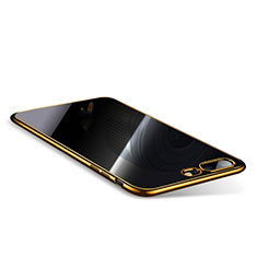 Coque Ultra Fine TPU Souple Housse Etui Transparente Q01 pour Apple iPhone 8 Plus Or