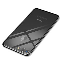 Coque Ultra Fine TPU Souple Housse Etui Transparente Q05 pour Apple iPhone 8 Plus Noir