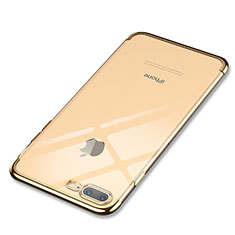 Coque Ultra Fine TPU Souple Housse Etui Transparente Q05 pour Apple iPhone 8 Plus Or
