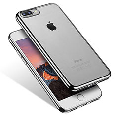 Coque Ultra Fine TPU Souple Housse Etui Transparente Q07 pour Apple iPhone 8 Plus Noir