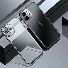 Coque Ultra Fine TPU Souple Housse Etui Transparente S01 pour Apple iPhone 12 Pro Max Noir