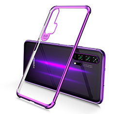 Coque Ultra Fine TPU Souple Housse Etui Transparente S01 pour Huawei Honor 20 Pro Violet