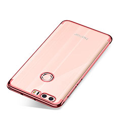 Coque Ultra Fine TPU Souple Housse Etui Transparente S01 pour Huawei Honor 8 Or Rose