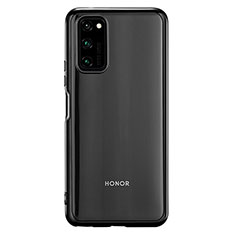 Coque Ultra Fine TPU Souple Housse Etui Transparente S01 pour Huawei Honor V30 5G Noir