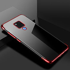 Coque Ultra Fine TPU Souple Housse Etui Transparente S01 pour Huawei Mate 20 X 5G Rouge